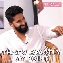 That'S Exactly My Point Ravie Dubey GIF - That'S Exactly My Point Ravie Dubey Pinkvilla GIFs