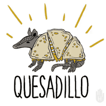 Quesadillo GIF - Mexican Food Quesadilla Armadillo GIFs
