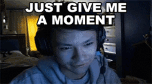 Just Give Me A Moment Zekken GIF - Just Give Me A Moment Zekken Just A Second GIFs