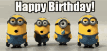 Friday Happy Birthday GIF - Friday Happy Birthday Minions GIFs