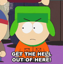 Get The Hell Out Of Here Kyle Broflovski GIF - Get The Hell Out Of Here Kyle Broflovski South Park GIFs