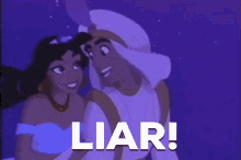 all the lies liar aladdin princess jasmine