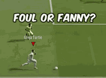 the goon ginji fifa foul or fanny foul