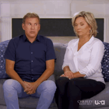 Julie Chrisley Todd Chrisley GIF - Julie Chrisley Todd Chrisley Look At Each Other GIFs