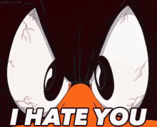 I Hate You Daffy Duck GIF - I Hate You Hate Daffy Duck GIFs