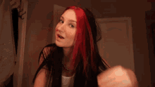 Weezie Ann Black And Red Hair GIF - Weezie Ann Black And Red Hair Girl GIFs