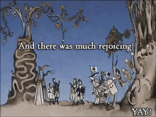 Monty Python Rejoice GIF - Monty Python Rejoice Happy GIFs