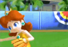 mario superstar baseball princess daisy daisy baseball baseball game