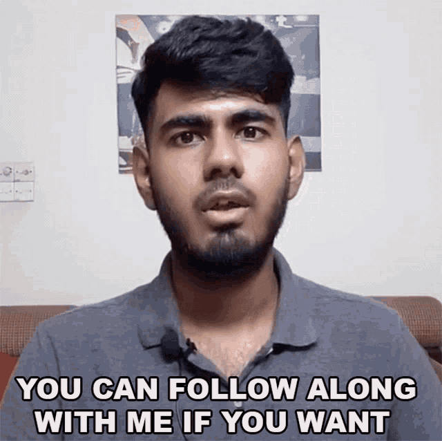 You Can Follow Along With Me If You Want Joy Shaheb GIF You Can