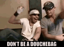 Dont Be A Douchebag Jump Smokers GIF - Dont Be A Douchebag Jump Smokers Edm GIFs
