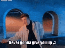 Never Gonna Give Up Singing GIF - Never Gonna Give Up Singing GIFs