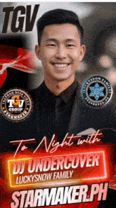 a poster for a night with dj undercover