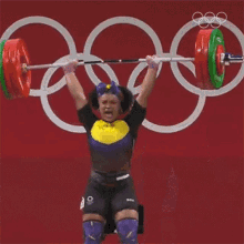 celebrate neisi dajomes ecuador nbc olympics weightlifting