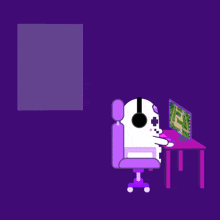 a cartoon of a man holding a cup of coffee next to a man playing a video game with the words are ya winning son