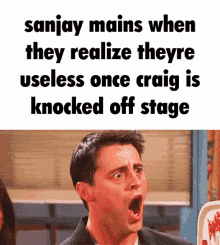 Sanjay Craig Smash Bros Sanjay Mains GIF - Sanjay Craig Smash Bros Sanjay Mains Shocked GIFs