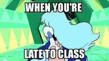 Late To Class Steven Universe GIF - Late To Class Steven Universe Back To School GIFs