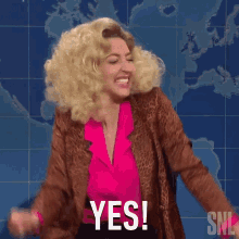 Yes Kelly Party GIF - Yes Kelly Party Saturday Night Live GIFs
