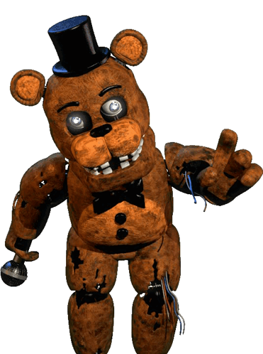 Withered Freddy Freddy Fazbear Sticker - Withered Freddy Withered