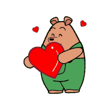 iloveyou babe love you bearcartoon