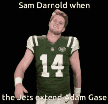 Sam Darnold Adam Gase GIF