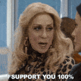 I Support You One Hundred Percent Joan GIF