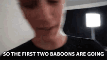 So The First Two Baboons Are Going Teased GIF - So The First Two Baboons Are Going Teased Baboons GIFs