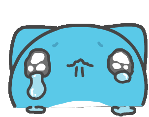 Cry Sad Sticker - Cry Sad Tears Stickers