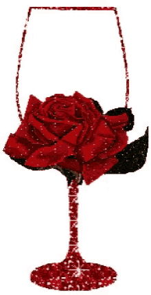 Stephanie Anderson Red Rose GIF