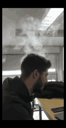 Smoke Hair GIF