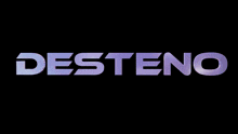 a black background with the word destino written in purple