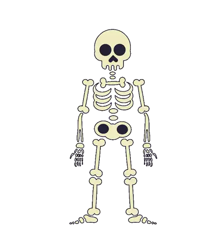 Halloween Funny Dab Sticker - Halloween Funny Dab Skeleton Stickers