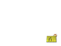 a nickelodeon spongebob sponge bash logo on a white background