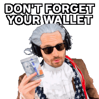 Benjammins Forgot Wallet Sticker