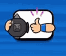 Mega Knight Clash Royale Thumbs Up Ok GIF