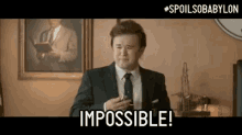 Impossible! - Spoils Of Babylon GIF - Impossible Haley Joel Osment Spoils Of Babylon GIFs