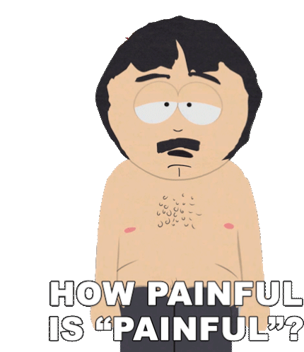 How Painful Is Painful Randy Marsh Sticker - How Painful Is Painful Randy Marsh South Park Stickers