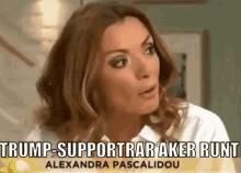 Alexandra Pascalidou Trump GIF - Alexandra Pascalidou Pascalidou Trump GIFs
