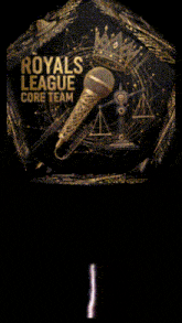 a poster for the royals league core team with cofounder lougen on the bottom