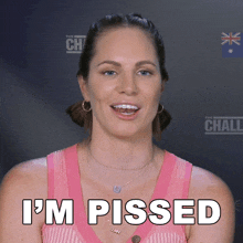 Im Pissed Emily Seebohm GIF - Im Pissed Emily Seebohm The Challenge World Championship GIFs