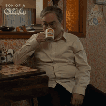 Sip Of Coffee Mike GIF - Sip Of Coffee Mike Son Of A Critch GIFs