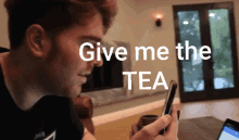 Tea Shane Dawson GIF - Tea Shane Dawson Give Me The Tea GIFs