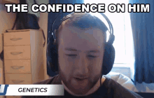 The Confidence On Him Genetics GIF - The Confidence On Him Genetics Sam Harris GIFs