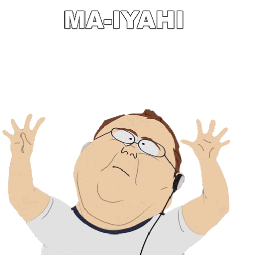 Maiyahi Maiyahu Numa Numa Guy Sticker - Maiyahi Maiyahu Numa Numa Guy South Park Stickers