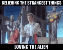 David Bowie Loving The Alien GIF - David Bowie Loving The Alien Believing The Strangest Things GIFs