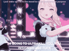 Project Sekai Mizuena GIF - Project Sekai Mizuena Die You Insignificant Fuck GIFs