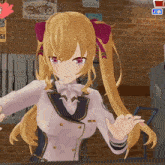 a girl with blonde hair has a license plate that says 6dzg261