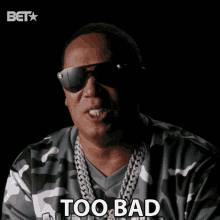 Too Bad Master P GIF - Too Bad Master P Percy Miller GIFs