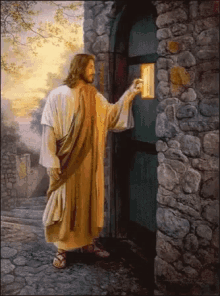 jesus let him in knock