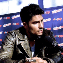 What Tectfor After Fighting A Icy Hot Pack GIF - What Tectfor After Fighting A Icy Hot Pack Dj Cotrona GIFs