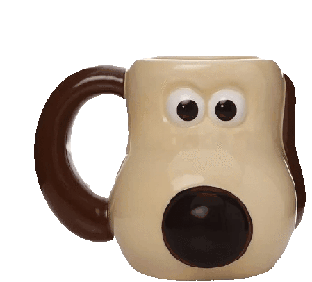 Gromit Mug Sticker - Gromit Mug Gromit Mug Stickers